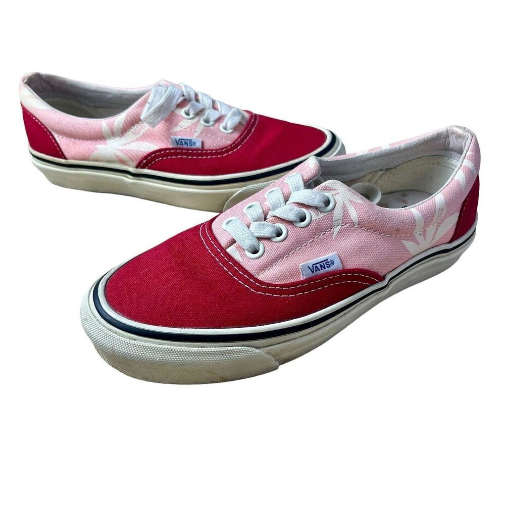 Vans Shoes Vault OG Era LX Palm Leaf Peach Antique Women Sz 6 Men & Youth 4.5